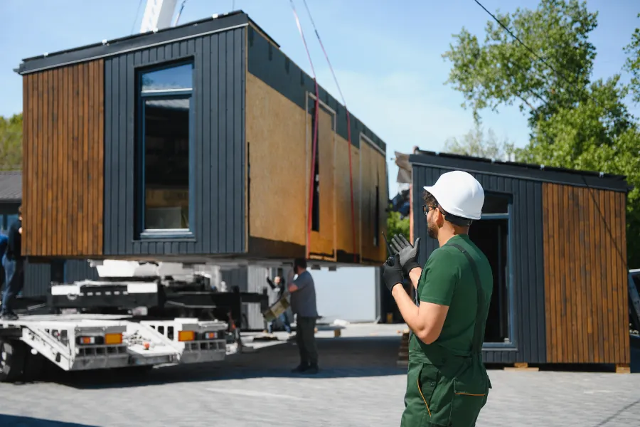 déplacement de mobil-home