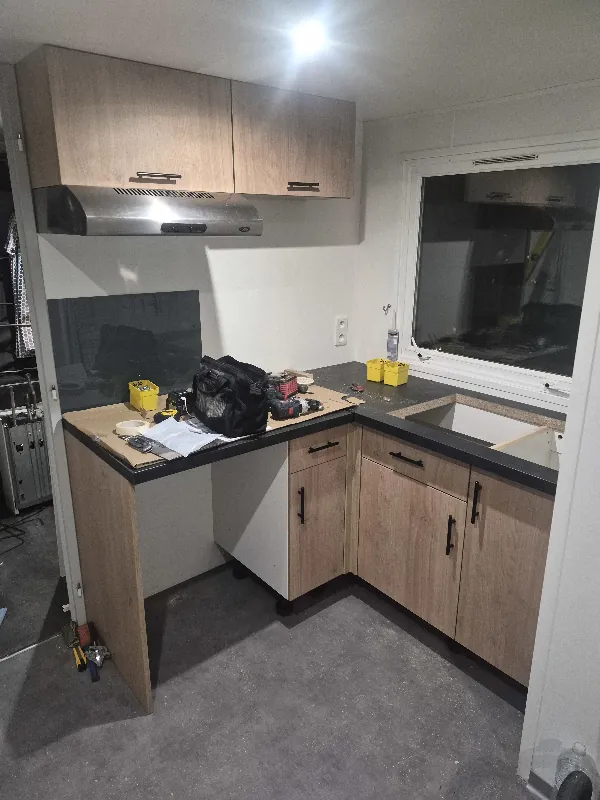 Rénovation mobil home camping